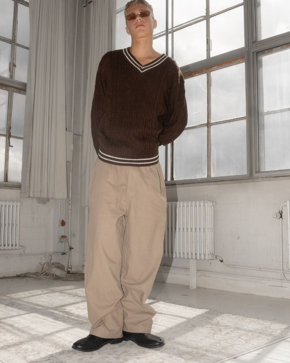 Baggy Hørbukser Mokka | Skagen - clothing.dk